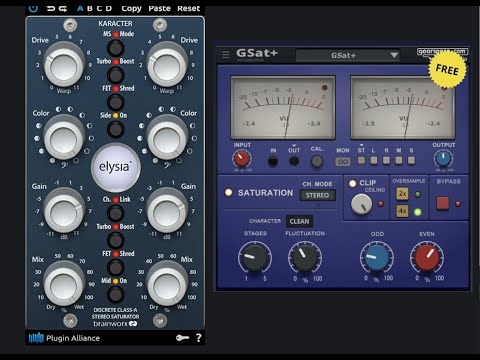 Elysia Karacter & TB Pro Audio Gsat: A quick comparison in sound