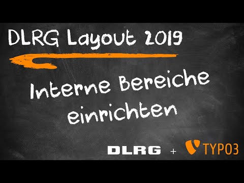 2019 - TYPO3 - 11 Interne Bereiche einrichten