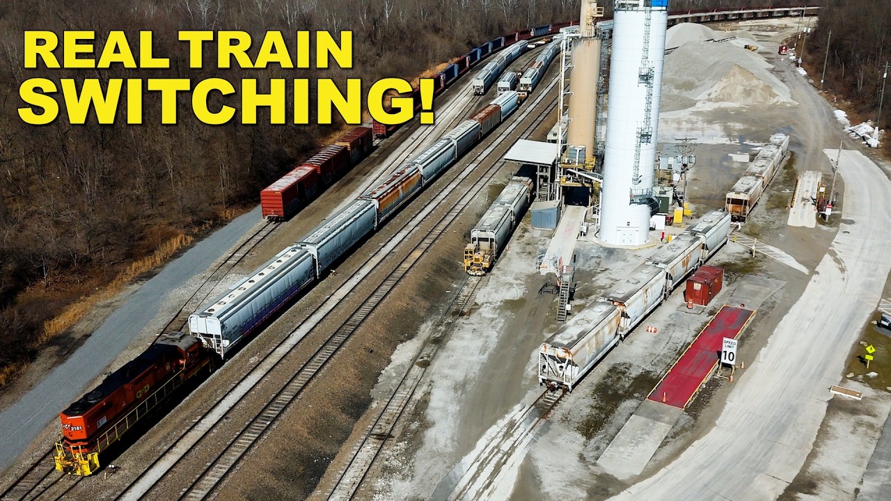 Short Line Railroad Yard With Many Switching Locations, You Can Model!