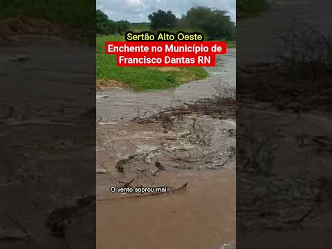 Muita chuva no município de Francisco Dantas RN#shorts #chuvas #sertão