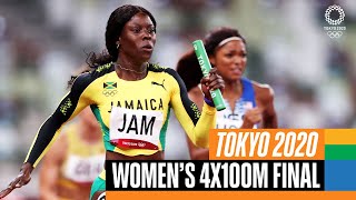 Women&#39;s 4x100m Final 🏃‍♀️ | Tokyo Replays