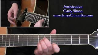 Carly Simon Anticipation Intro Guitar Lesson
