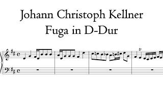 Kellner - Fuge in D-Dur / D Major - Schnitger organ, Groningen, Hauptwerk