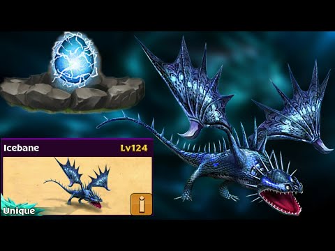 ICEBANE Max Level 124 Titan - Unique Skrill - Dragons:Rise of Berk [HD]