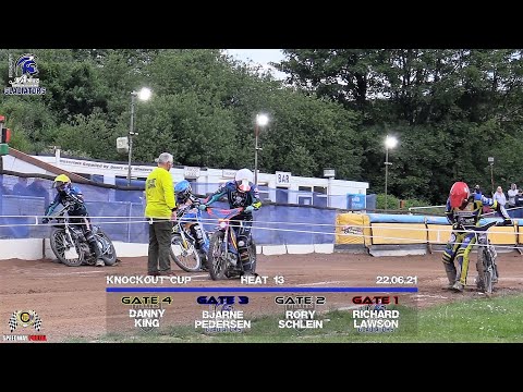 Heat 13 : Plymouth 'Gladiators' vs Poole 'Pirates' : Knockout Cup Round 1 First Leg : 22/06/2021