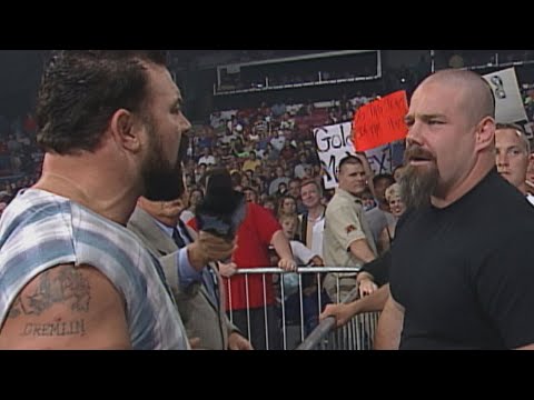 Rick Steiner punches Tank Abbott in the mouth for talking trash: WCW Thunder, May 27, 1999