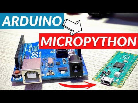 YouTube Thumbnail for Moving from Arduino to MicroPython, livestream (had to stop due to streaming issues)