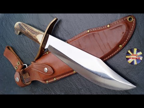 Herbertz Stag V44 Marine Raider Bowie Knife Hirschhorn Bowiemesser Western W49 Replik Seki Japan