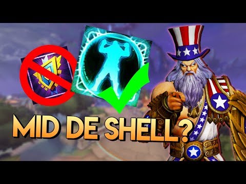 MID DE SHELL?! ZEUS MID, Master Ranked Conquista, Smite BR