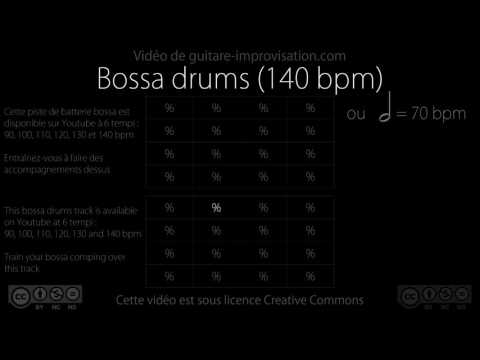 Bossa-nova Drums : 140 bpm