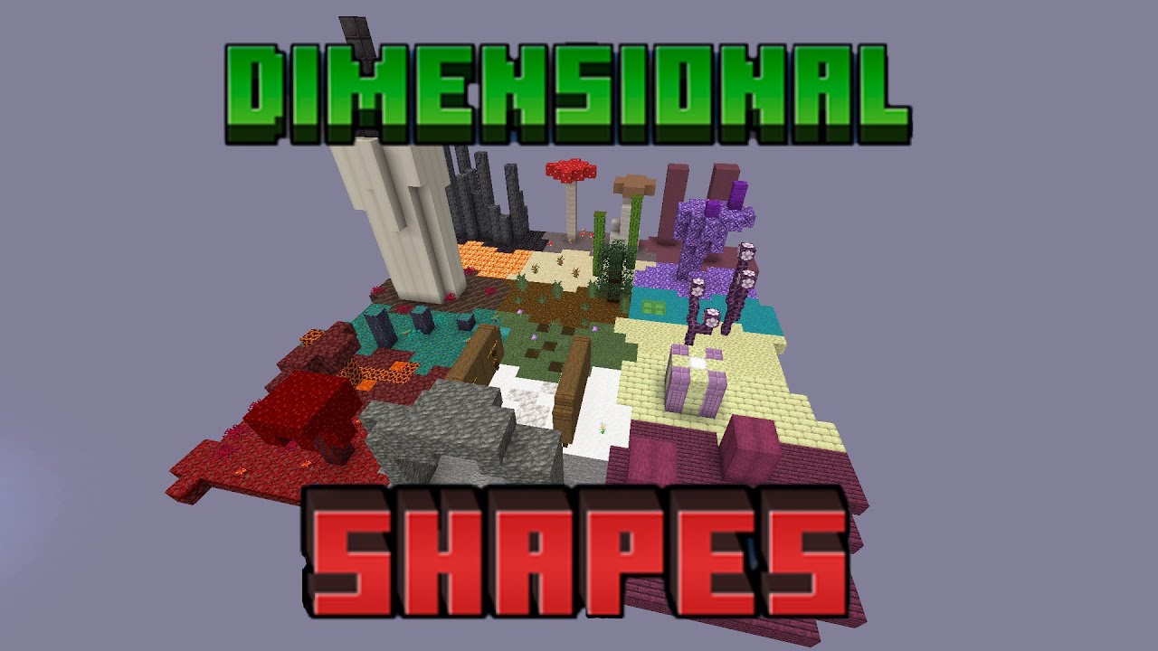 Overworld 🠮 Nether 🠮 End? Dimensional Shapes | Minecraft map