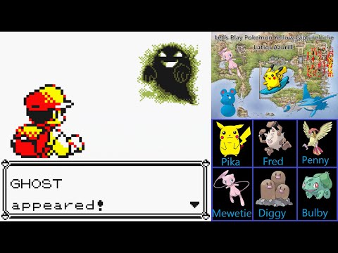 Let's Play Pokemon Yellow Capturelocke:  Part 12 - Mostly Ghostly