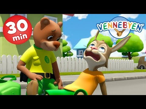 3 episoder med Vennebyen - 30 minutter spilletid