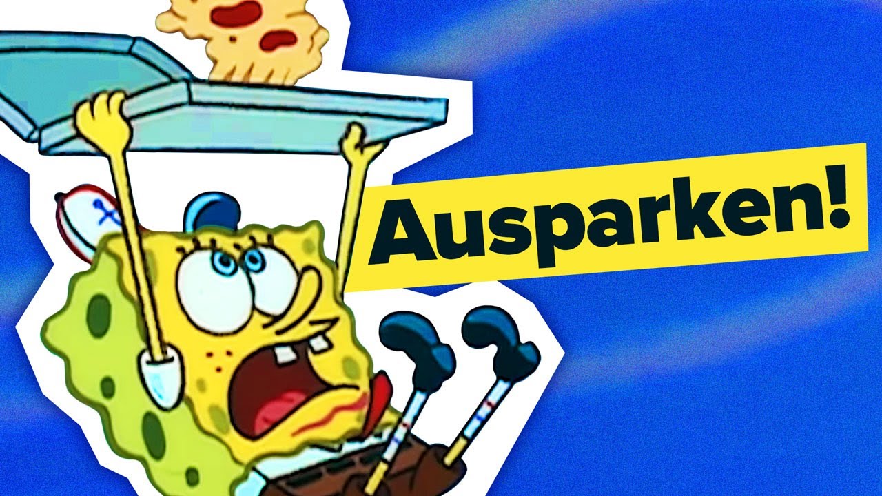 Learn German with TV Shows: Can SpongeBob deliver the pizza?! - YouTube video featuring the word indifferent