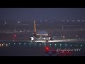 「4K60P」2.22 Xi'an Xianyang International Airport Plane Spotting（From night to sunrise）