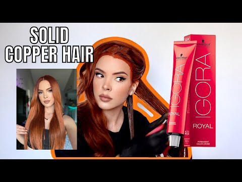 DYEING MY HAIR SOLID COPPER | SCHWARZKOPF IGORA ROYAL