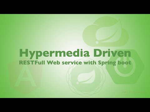 Building a Hypermedia Driven RESTful Web Service with Spring boot