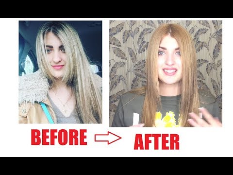 ПЕРЕВОПЛОЩЕНИЕ Выход из МЕЛИРОВАНИЯ в ЗОЛОТИСТЫЙ БЛОНД|| Мой уход за волосами