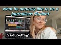 day in the life of a journalism student // documentary editing + journo chats | VLOGMAS DAY 9