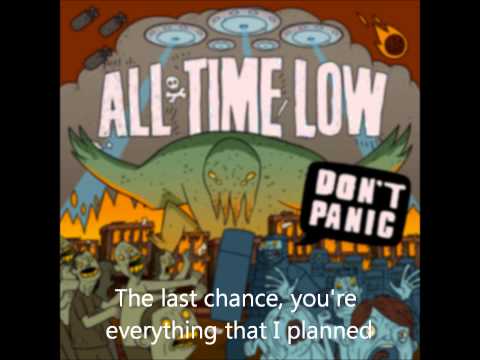 All Time Low - Somewhere In Neverland [ Lyrics On Screen ]
