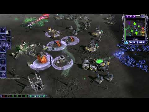 Command and Conquer 3 Kane's Wrath - Extremely powerful Mothership attack 2