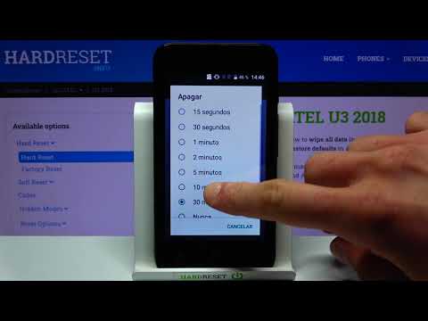Cómo cambiar el tiempo de bloqueo automático en ALCATEL U3 - tiempo de espera