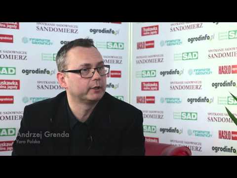 Andrzej Grenda Yara Polska o fertygacji w sadach.