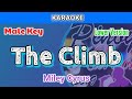 The Climb by Miley Cyrus (Karaoke : Male Key : Lower Version)