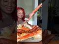 Huge King Crab Leg Mukbang Seafoodboil