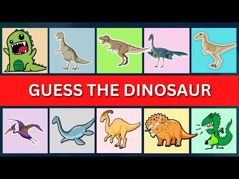 Dinosaur Quiz - Guess the Dinosaur Challenge | Jurassic World Dinosaurs | Dinosaur Puzzle Game