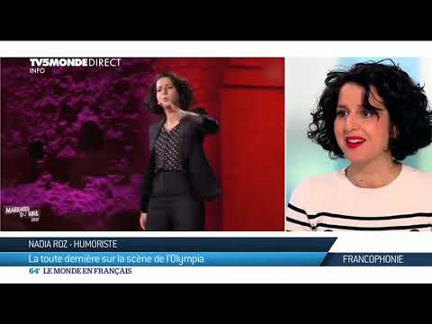 Nadia Roz, humoriste, invitée de l'émission 64 minutes