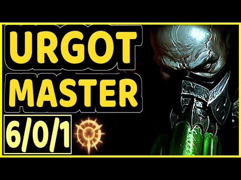 MYLON (URGOT) - 6/0/1 KDA GAMEPLAY - BR Ranked MASTER