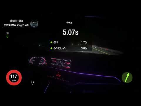Thumbnail for Bmw x5 g05 40i stage 2, 0-100, 1/4 mile by BMW X5 (G05)