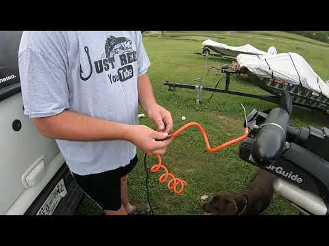 How to Cheaply Protect Any Trolling Motor Transducer Wire From Being Damaged!