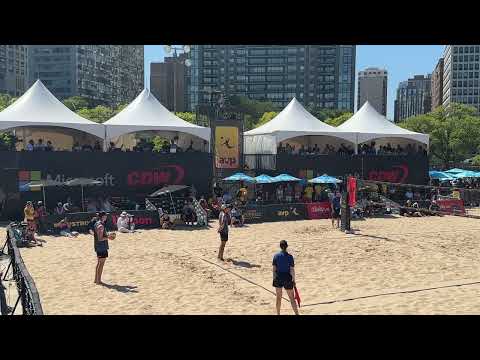 Miles Partain Andy Benesh v Theo Brunner Trevor Crabb Beach Volleyball 2023 Chicago Finals - History