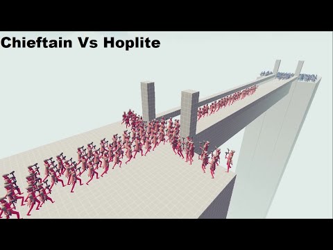 95v106 Chieftain Vs Hoplite TABS | TOTALLY ACCURATE BATTLE SIMULATOR