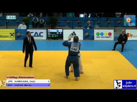 Judo 2012 World Cup Oberwart: Kamikawa (JPN) - Padar (EST) [+100kg]