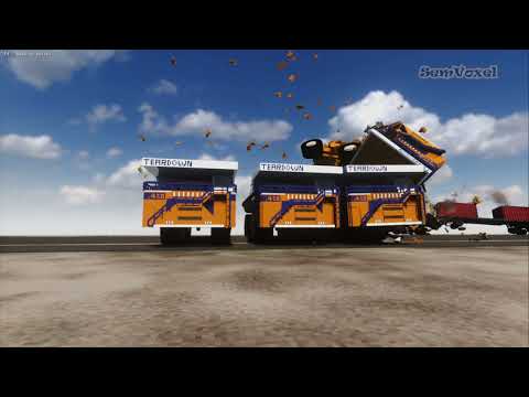 5 Belaz vs train Teardown part 2