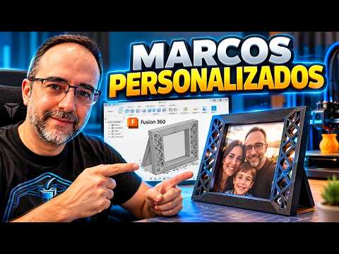 El Secreto para Diseñar Marcos de Fotos en Fusion 360 (Paso a Paso)