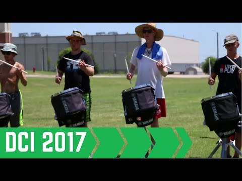 Blue Stars 2017 Drumline: Rehearsal