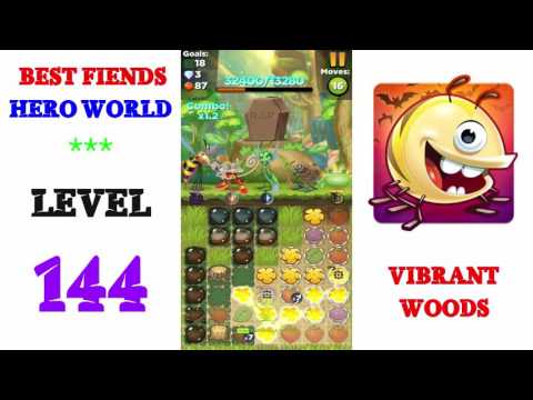 Best Fiends Hero Level 144 - Walkthrough
