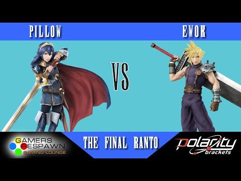 Final Ranto - Smash 4 Singles - Pillow (Lucina) vs Ewok (Cloud) - Top 12 Winners Quaters