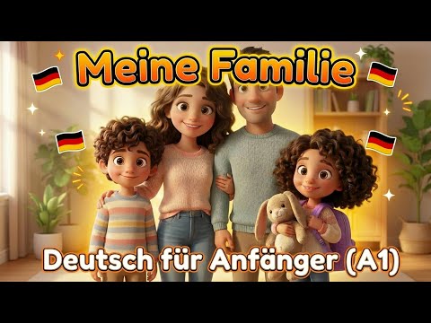 Meine Familie: Deutsch lernen für Anfänger (A1)