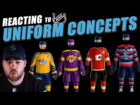 Reacting to NHL Uniform Concepts!