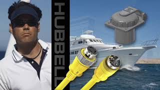 Hubbell Wiring Systems HBL332NM Twist-Lock Non-Metallic UV Resistant Shore Power Inlet 50 Cycle White 230V 32A Hubbell Wiring Systems HBL332NM Twist-Lock Non-Metallic UV Resistant Shore Power Inlet 50 Cycle White 230V 32A