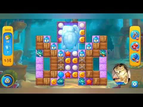 Fishdom 2022, no Boosters,  9636  level  -  прохождение без бустеров,  9636  уровень.