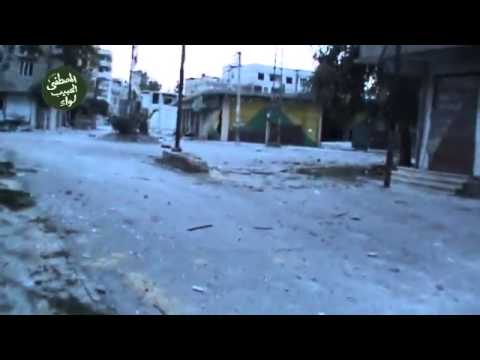 اشتباكات بين لواء الحبيب المصطفى وقوات النظام في عربين