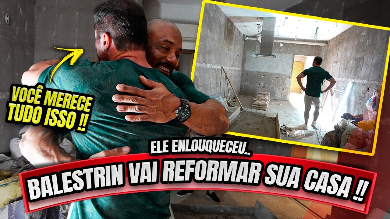 🚨BALESTRIN ENLOUQUECEU ELE VAI DERRUBAR TODA A SUA CASA !!