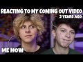 REACTING TO MY COMING OUT VIDEO NOAHFINNCE