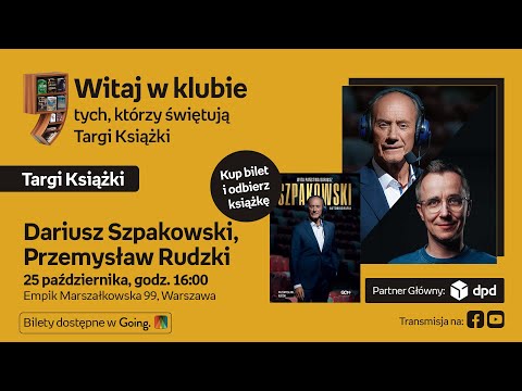 Dariusz Szpakowski, P. Rudzki na Targach Książki Empiku | książka „Wita Państwa Dariusz Szpakowski”